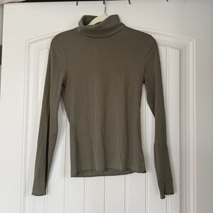 Wild Fable Sage Green Turtleneck Long Sleeve